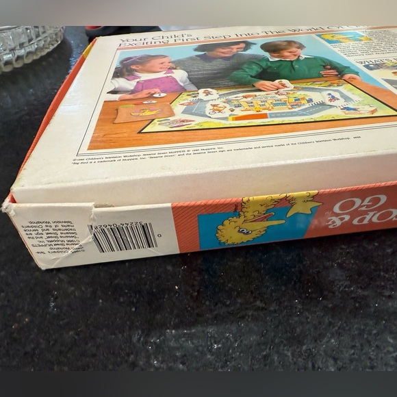 Vintage 1986 Milton Bradley Sesame Street “My First Games Stop & Go Game” - Picture 4 of 9
